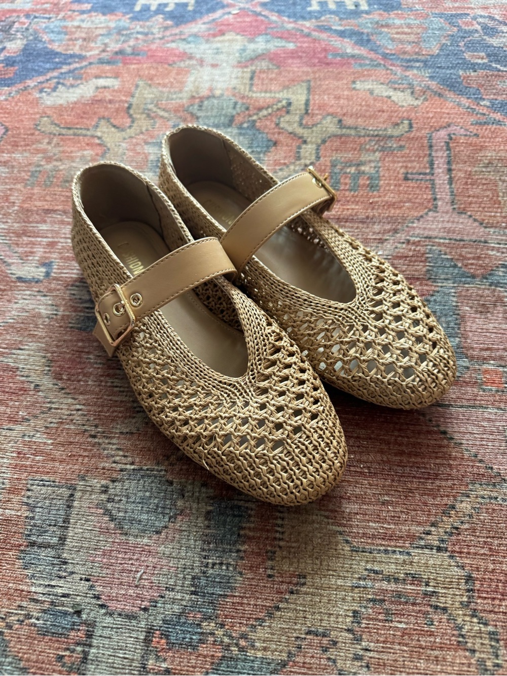 EUC Cushionaire Woven Ballet Flat
